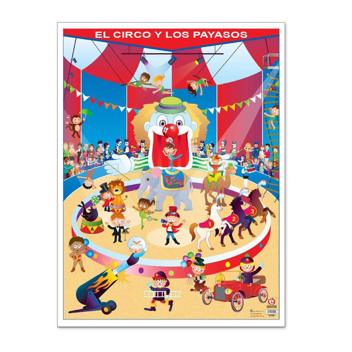 Póster El Circo y Los Payasos