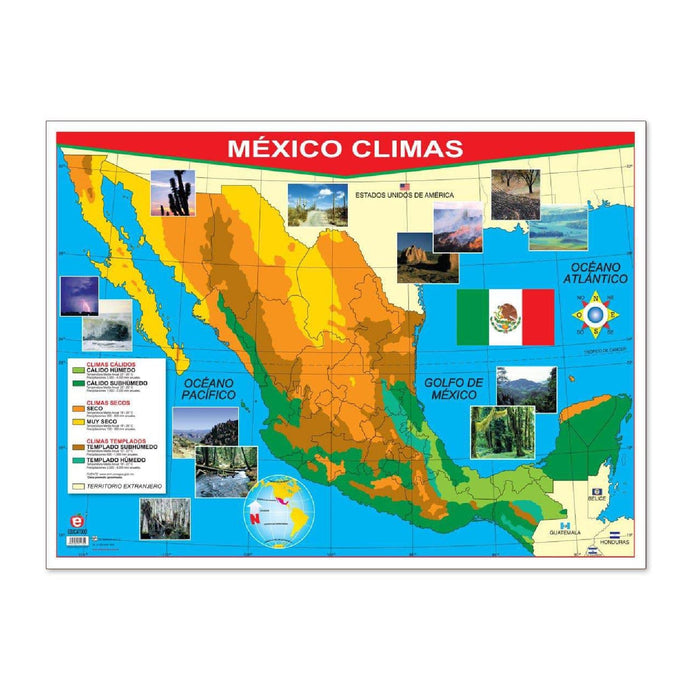 Póster México Climas