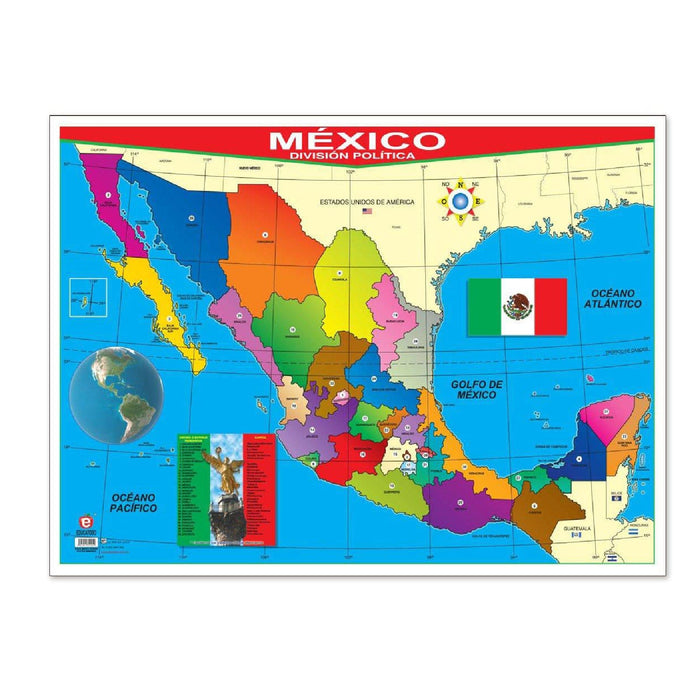 Póster México D.P. (Bandera)