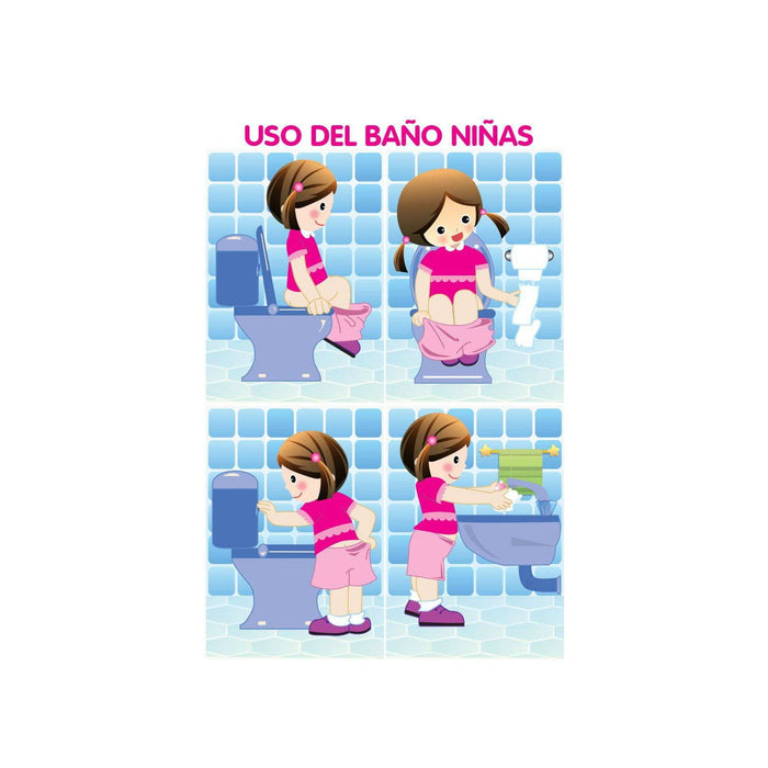 Señal Uso del Baño Niñas