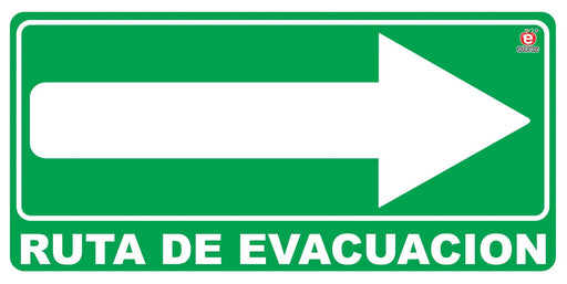 Señalamiento Ruta de Evacuación Derecha - Educatodo material didáctico y juegos educativos - Educatodo